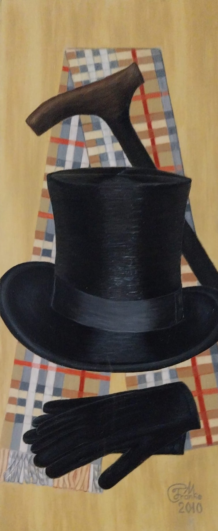 Abstraktes Acrylbild mit geometrischen Formen von Jochen Franke