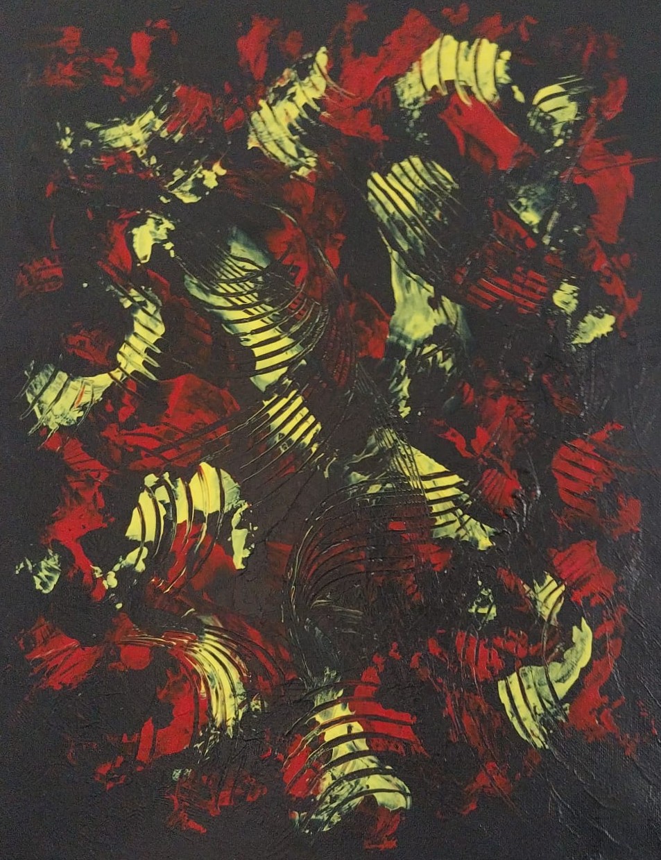 Acrylic Pouring Werkstatt mit vorbereiteten Leinwänden